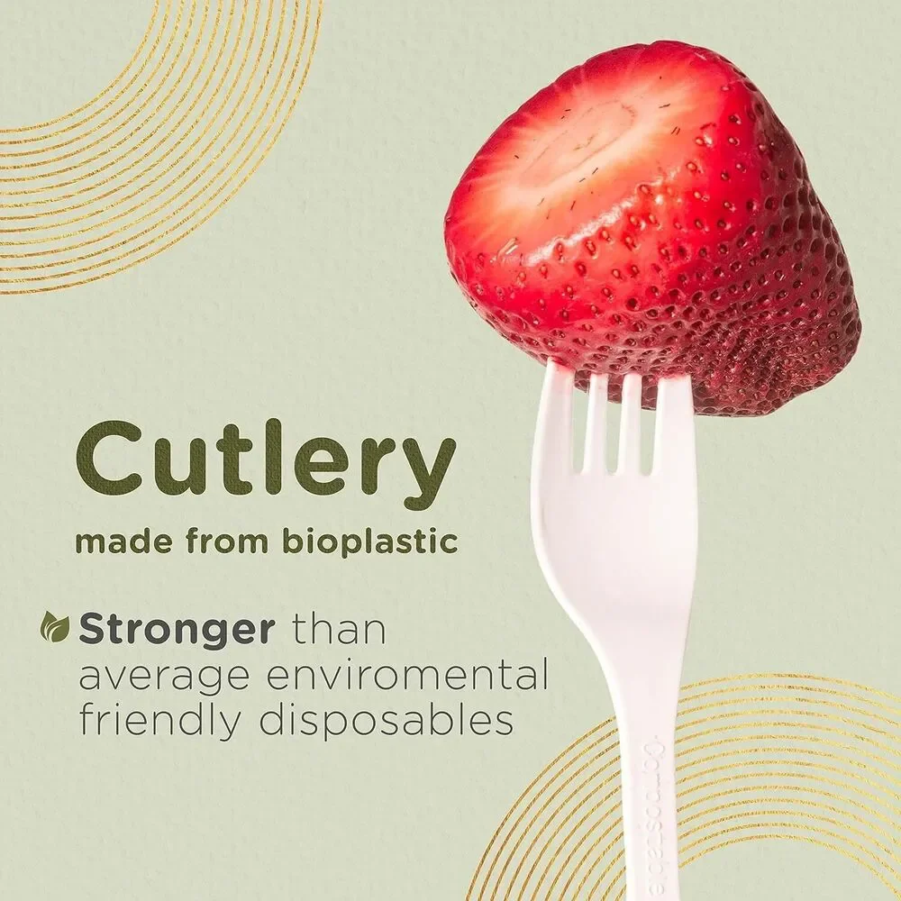 150 PCS Disposable Eco-Friendly Premium Dinnerware for Parties, Events Serves 25